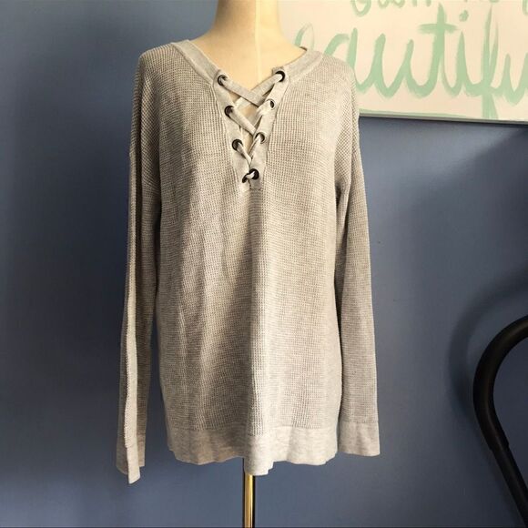 American Eagle Jegging Fit Waffle Top M - Picture 1 of 10